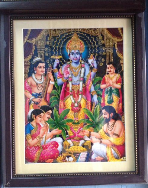 Satyanarayana Swami Photo Frame
